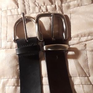 FINAL PRICE! Black and brown belts xl